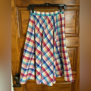 Vintage Kay Warner circle skirt s/m